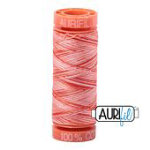 Aurifil Mako Cotton 50wt Variegated Thread 220 Yards — Color 4659 Mango Mist