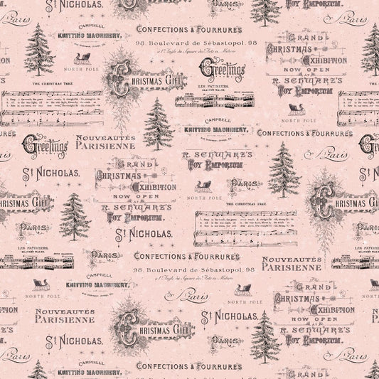 Christmas Magic Digital Christmas Typography 2025-22 Blank Quilting Sold by the Half Yard