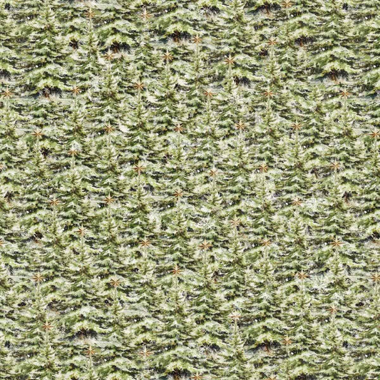 Christmas Magic Digital Christmas Trees 2026-22 Blank Quilting Sold by the Half Yard