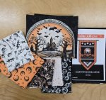Haunted Hillside Door Banner Kit 19-5/8" x 34-1/4" in Haunted Hollow by Patrick Lose for Northcott