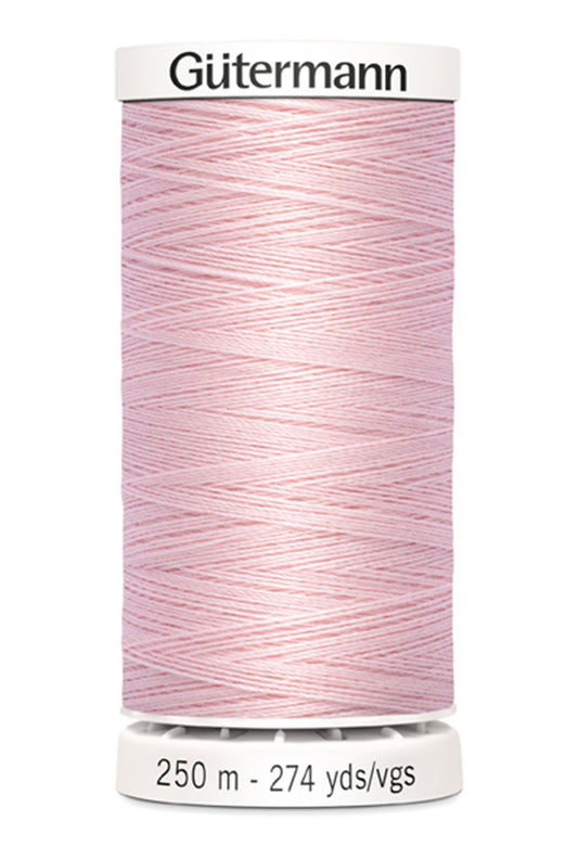 Gutermann Sew-all Polyester All Purpose Thread 250m/273yds Petal Pink