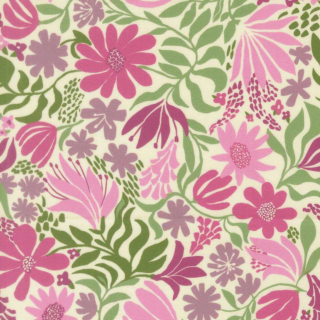 2735113 Floriori Meadow Lilac Cotton Fabric