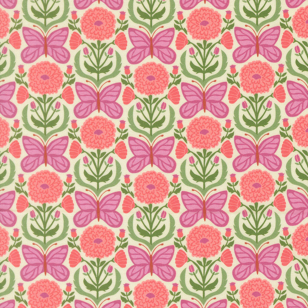 2735213 Floriori Mariposa Lilac Cotton Fabric