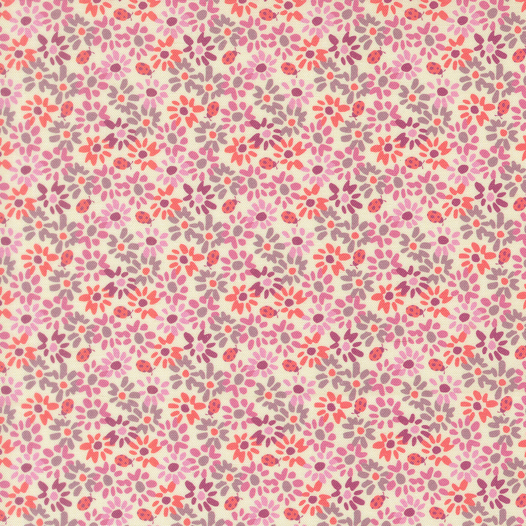 2735313 Floriori Ladybug Lilac Cotton Fabric