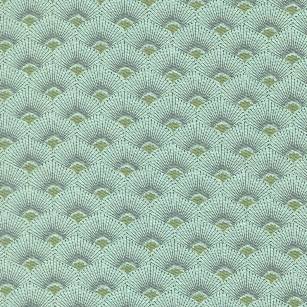 2735614 Floriori Mimosa Mint Cotton Fabric