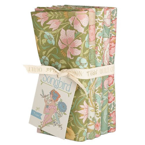 Songbird Green Fat Quarter Bundle by Tilda til300253