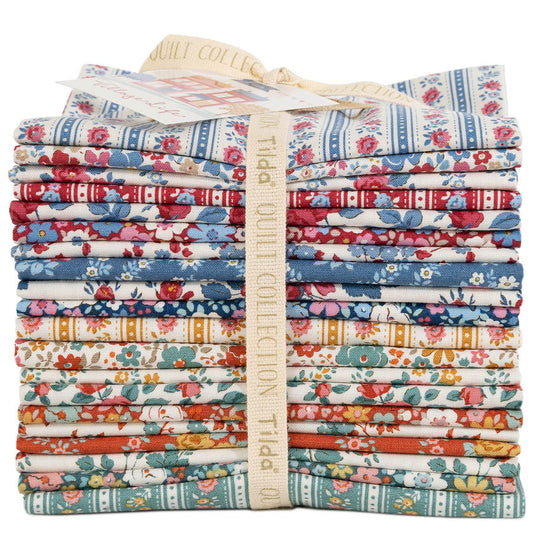 TIL300279 Tilda Village Life Fat Quarter Bundle 20 Fabrics Cotton Fabric (Copy)
