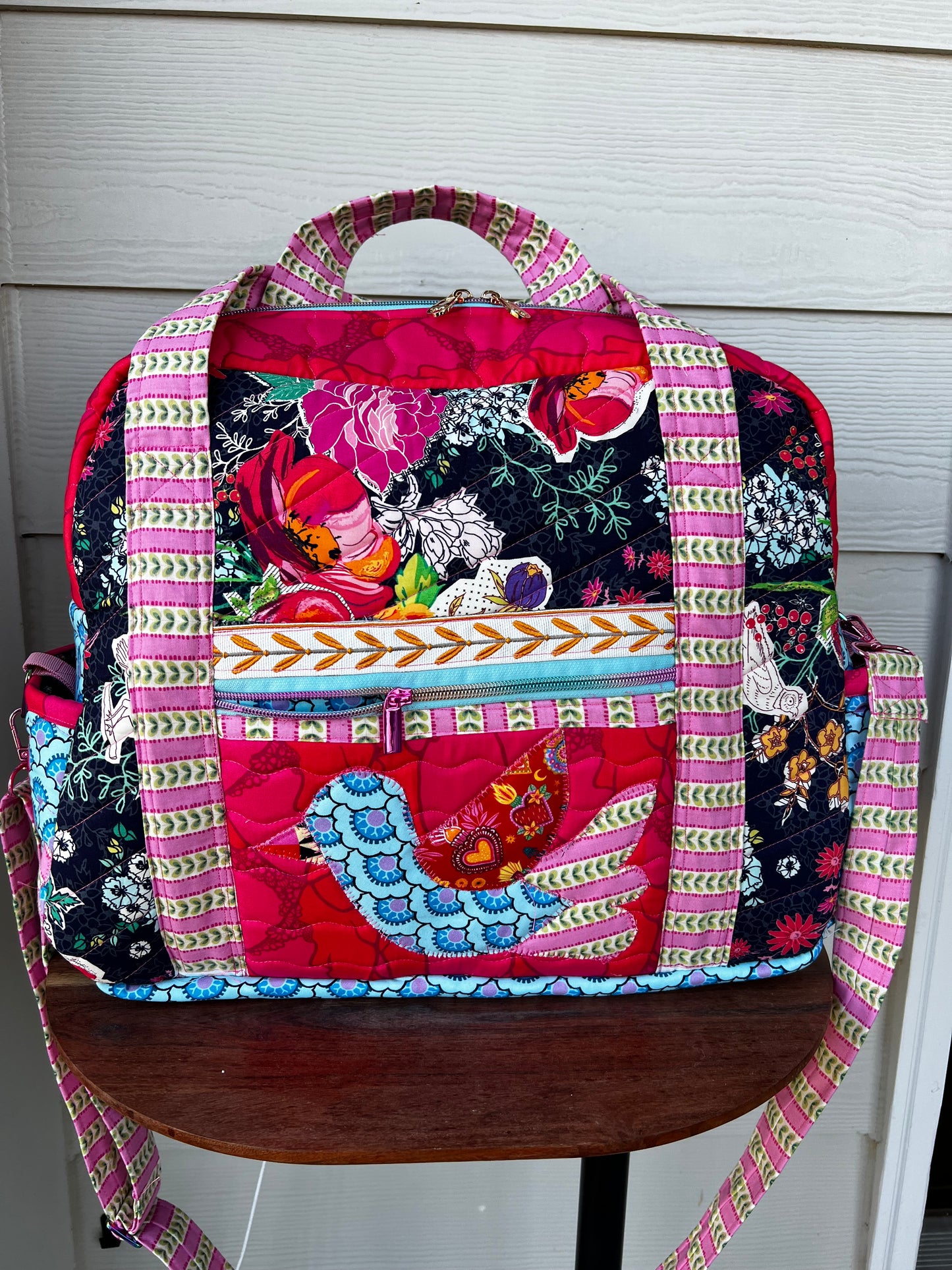 Travel Bag with Trolley Sleeve Custom Made to Order