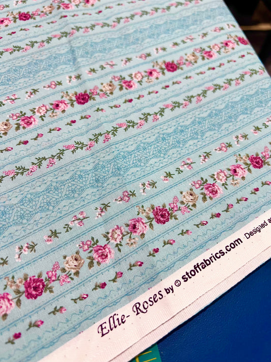 4501-324 Emily Rose Fabric by Stof Sold by the Half Yard