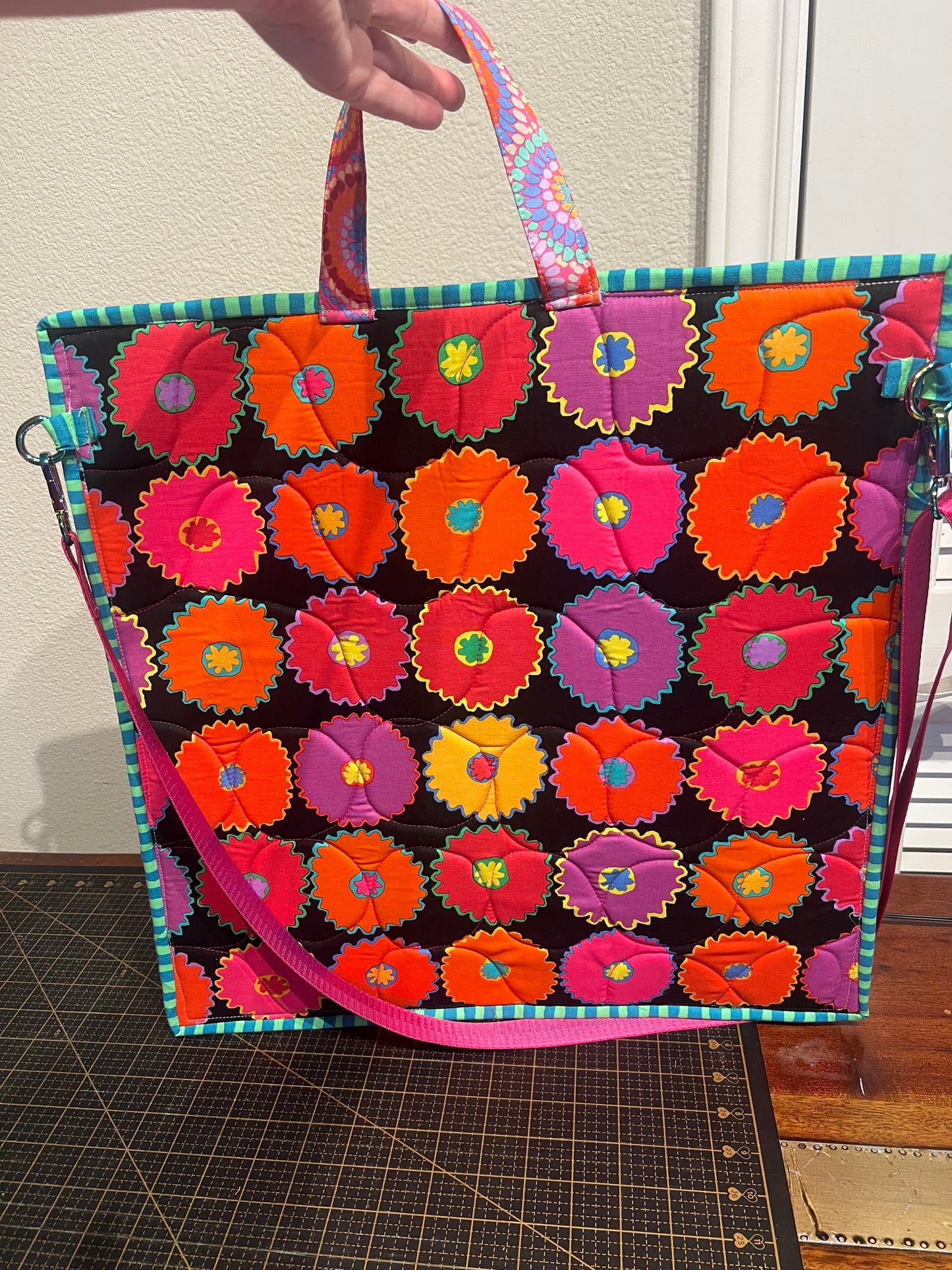 Kaffe Fassett Jumbo Travel Project Bag