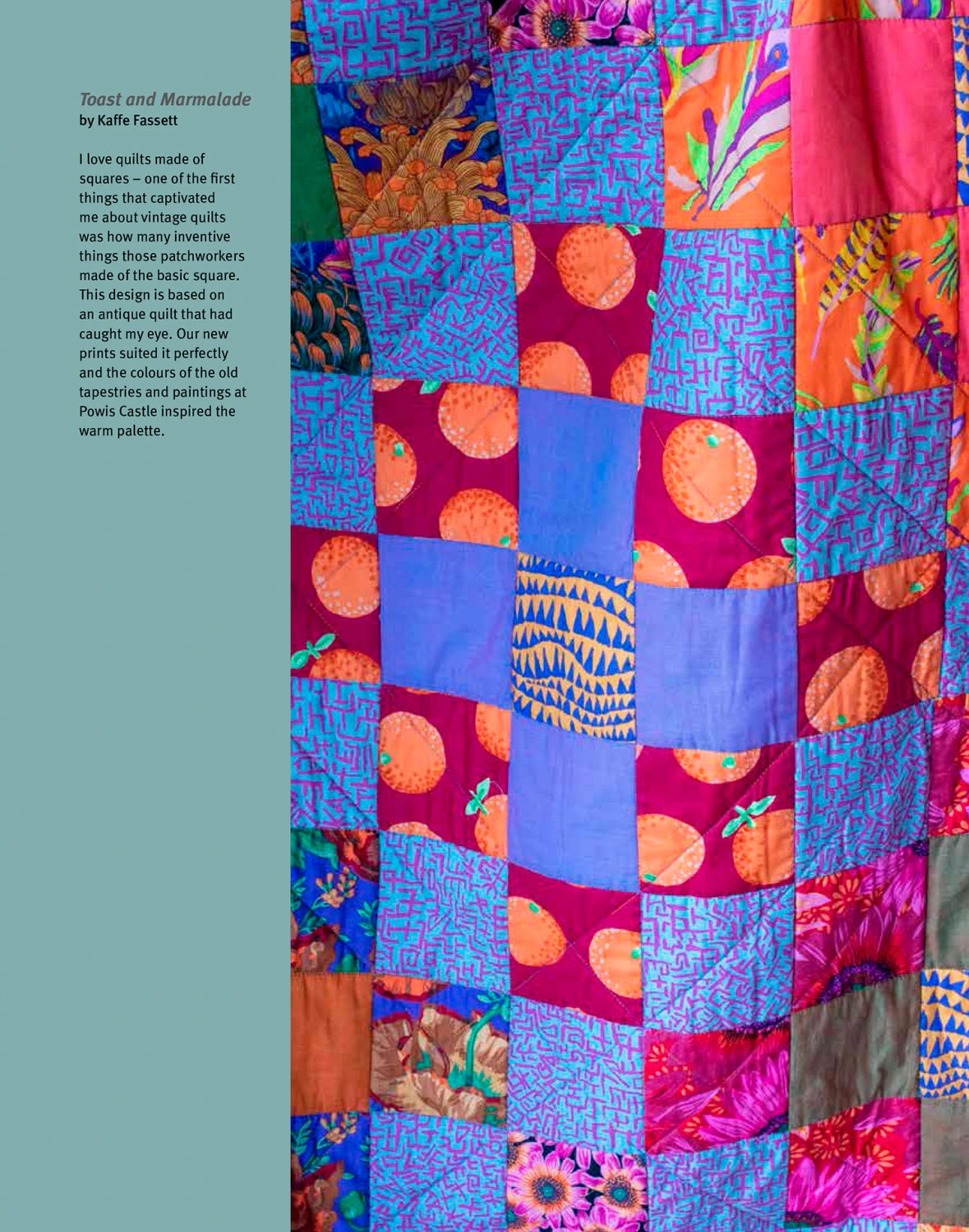 Kaffe Fassett's Quilts in Wales # 551731 Pattern Book