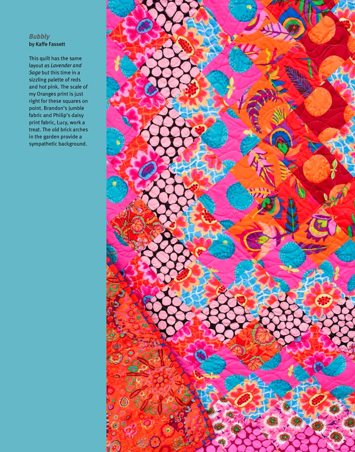Kaffe Fassett's Quilts in Wales # 551731 Pattern Book