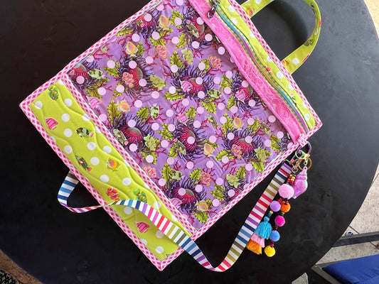 Bolsa Jumbo Tula Pink Reef Project