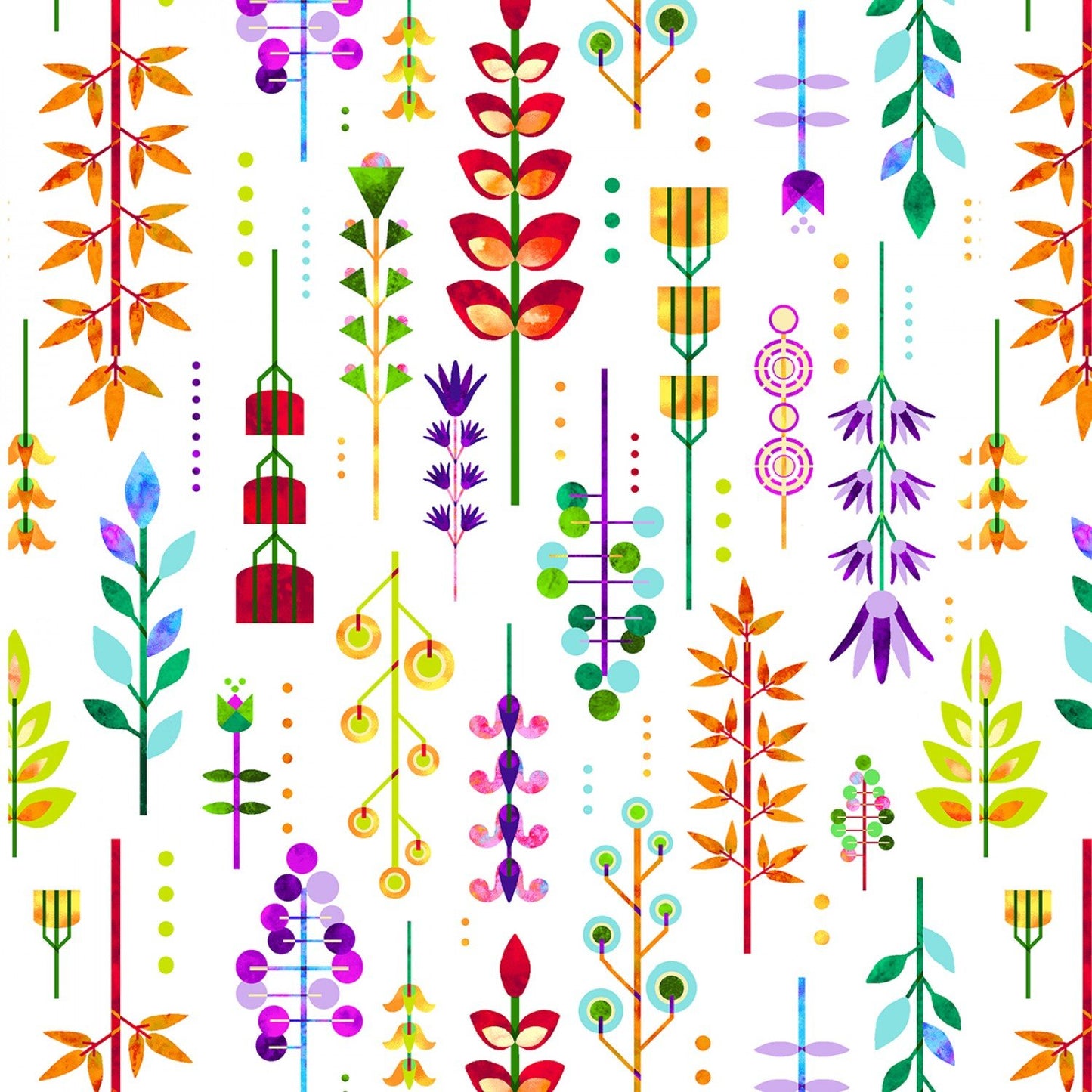 6238-11 GEOFETTI 2 Geo Garden for Studio E Fabric