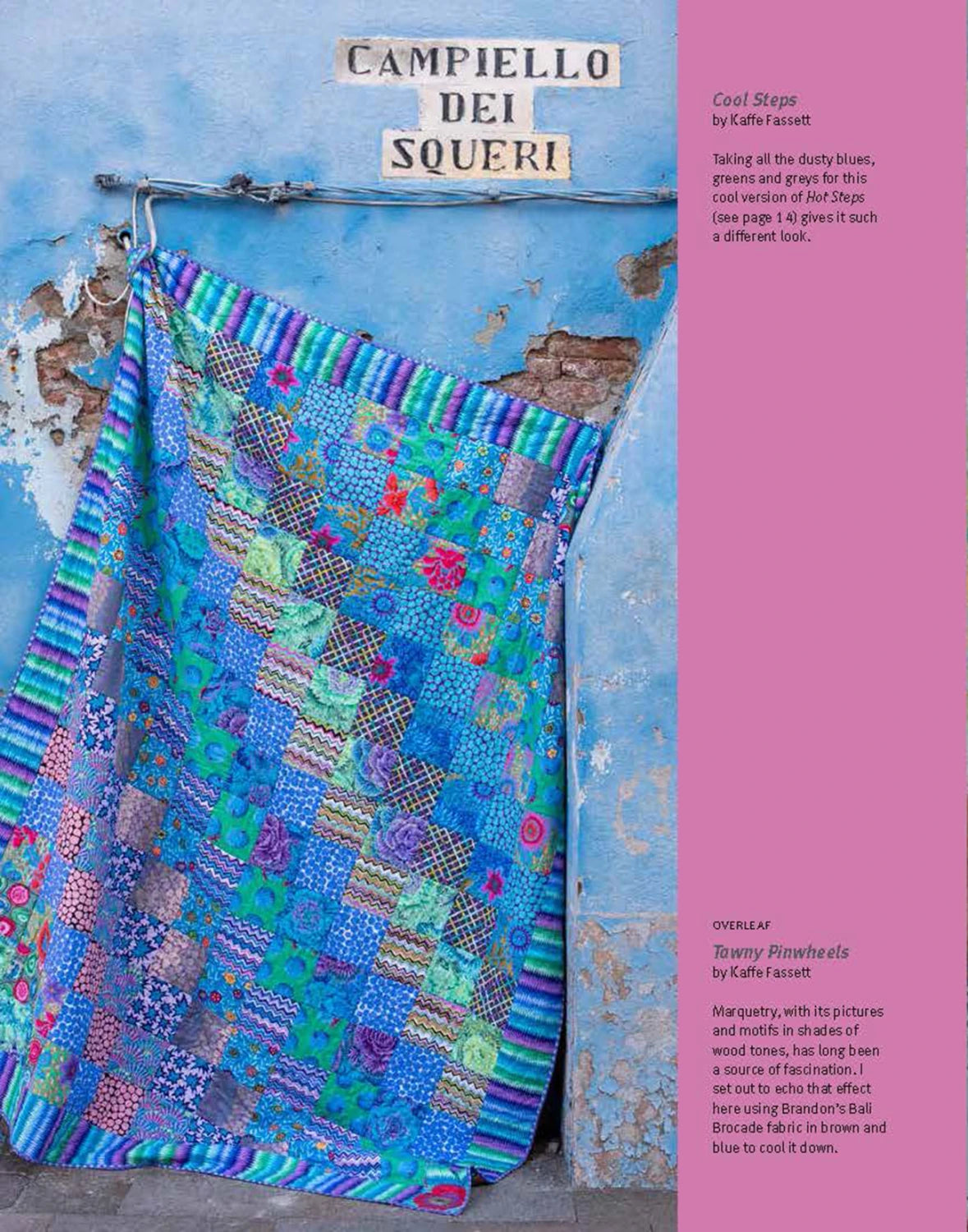 Kaffe Fassett's Quilts in BURANO Pattern Book # 071666