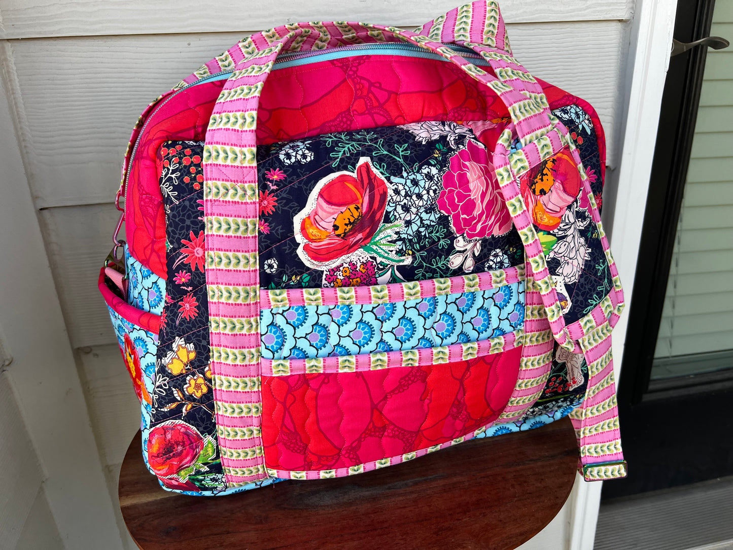 Travel Bag with Trolley Sleeve Custom Made to Order