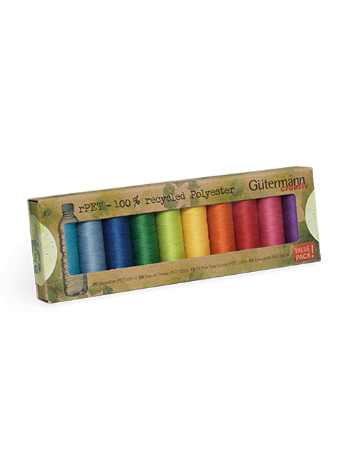 GUTERMANN 10 spools Sew-all Thread rPET 100 m