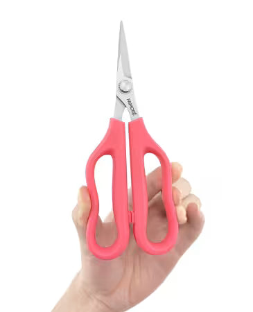 Famore Very Sharp Scissor with Large Pink Comfort Handles 6-1/4in # 732SP