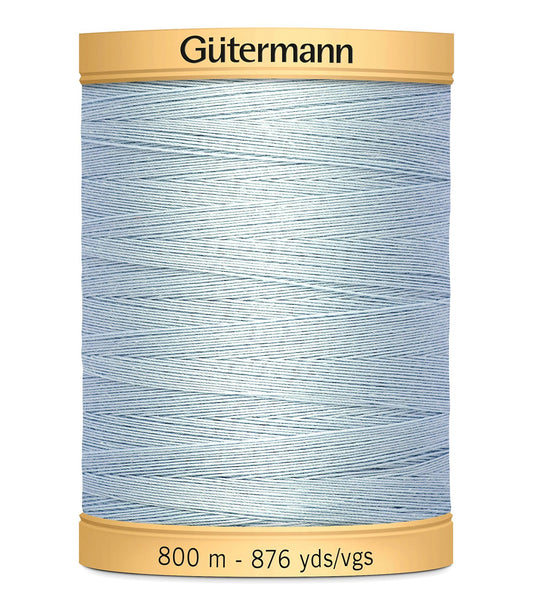 Gutermann Cotton 50 Solid 800m Powder Blue