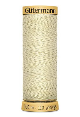 Natural Cotton 50wt 100M - Ecru