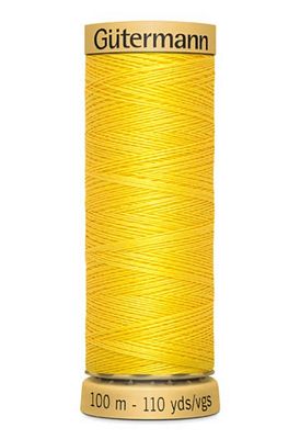 Natural Cotton 50wt 100M -Bright Yellow