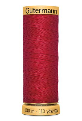 Natural Cotton 50wt 100M-Red