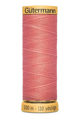 Natural Cotton 50wt 100M-Salmon