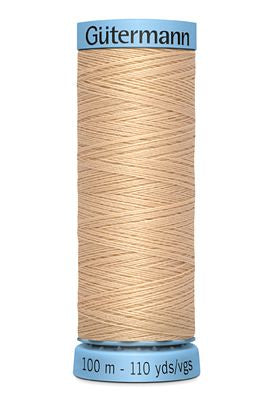 Pure Silk Thread 100m- Nude