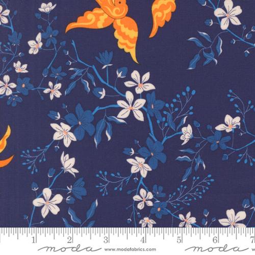 Legendary Love Navy 45051 12 by Sariditty for Moda Sold by the Half Yard