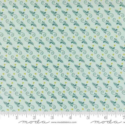 Legendary Love Aqua 45056 14 by Sariditty for Moda Sold by the Half Yard