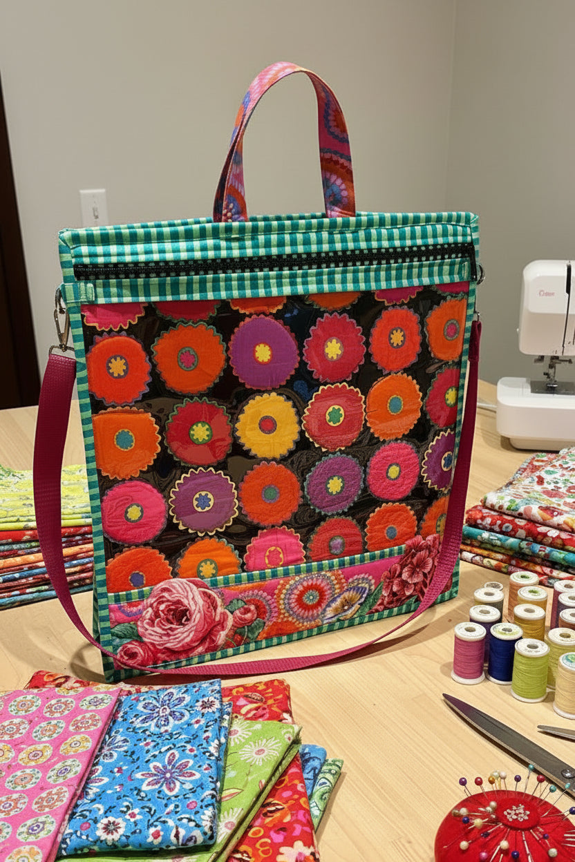 Kaffe Fassett Jumbo Travel Project Bag
