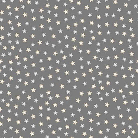 8031-90 TOSSED STARS GRANITE MOONLIT DREAMS BABY Studio E Fabric