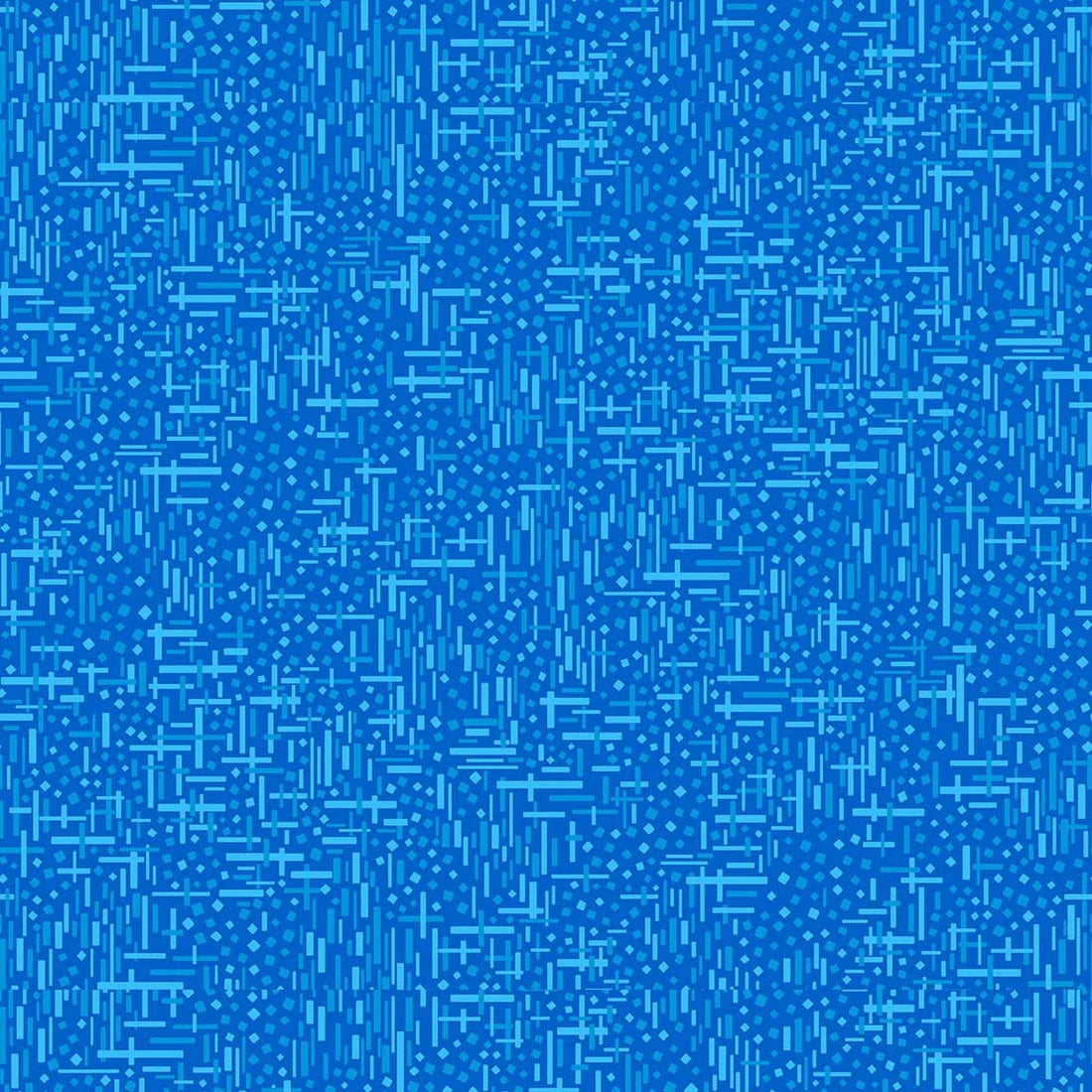 8108-76 Studio E Hummingbird Messenger Cerulean Blue Diamonds and Dashes Fabric