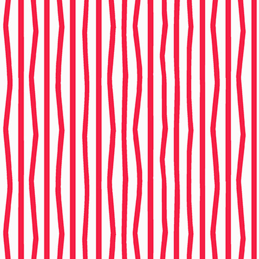8206-08 COUNTRY FAIR Red Stripe by Nancy Archer for Studio E Fabric