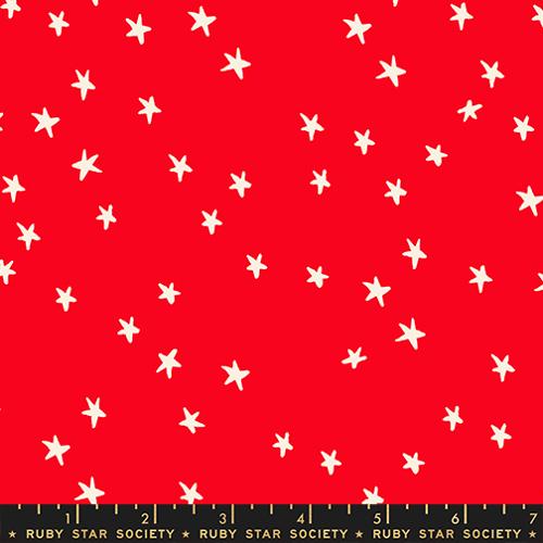 Starry New Ladybug RS4109 74 Ruby Star Society Sold by the Half Yard