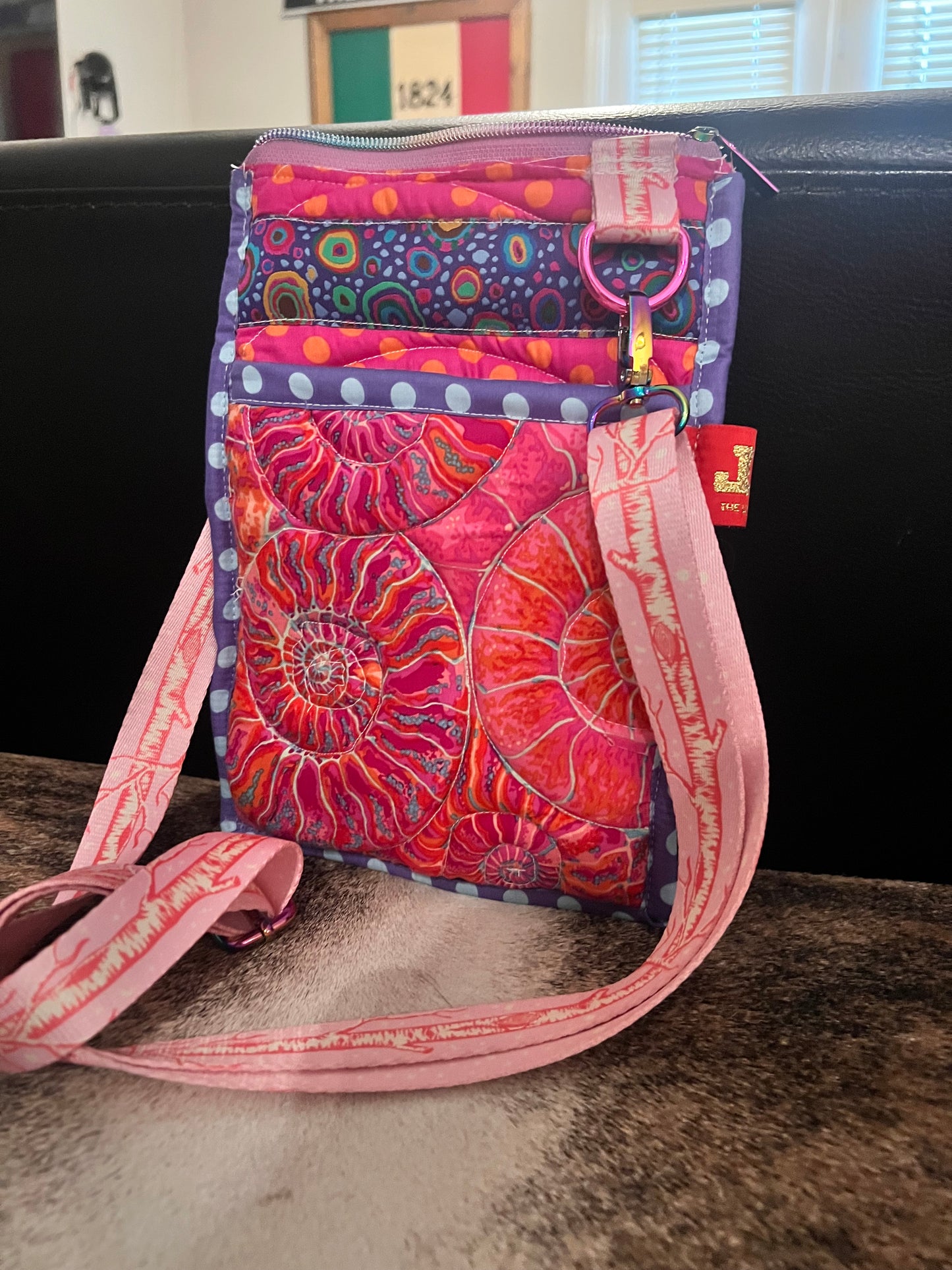 Philip Jacobs Ammonites Bag Pink Crossbody