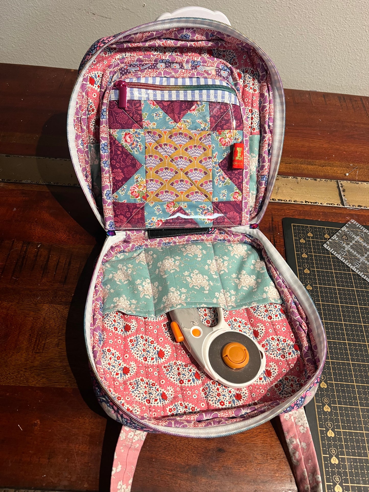 Tilda Whimsical Makeup Needlepoint Bag