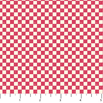 91136-26 Oven Fresh Red Check Figo for Northcott Fabrics Sold By the Half Yard