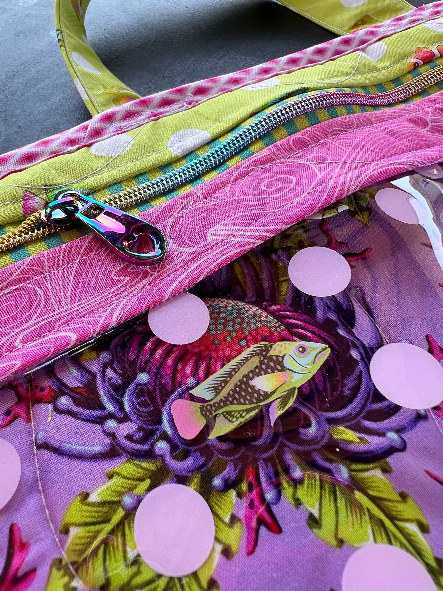 Jumbo Tula Pink Reef Project Bag