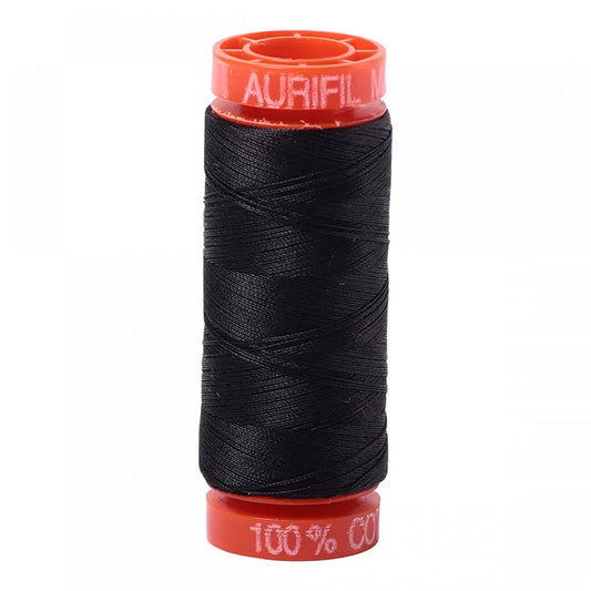Aurifil Mako Cotton 50wt Thread — Very Dark Grey Color 4241