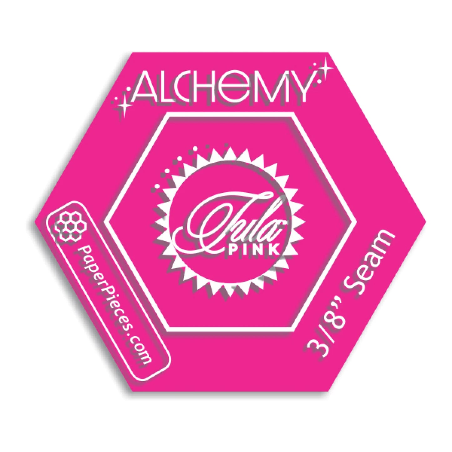 Tula Pink's Alchemy Acrylic Template with 3/8in Seam Allowance # ALCHEMY-038