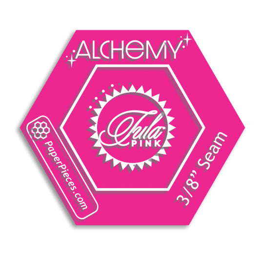 Tula Pink's Alchemy Acrylic Template with 3/8in Seam Allowance # ALCHEMY-038