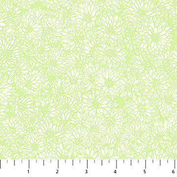 AMT1002-71C Indelible Mums Spring de Anna Maria Textiles Se vende por medio metro