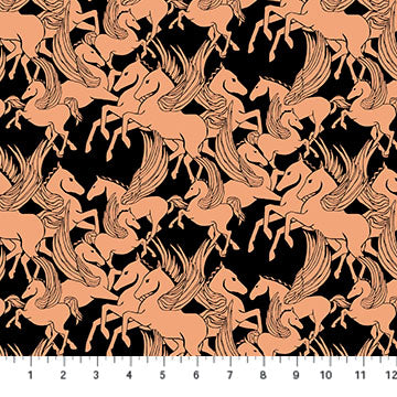 AMT119-99L Shooting Star Mythology Pegasus Antique by Anna Maria Textiles Sold by the Half Yard