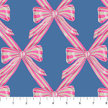AMT164-63C Wrapped Bows in FRIENDLY Cozy Christmas by Anna Maria Textiles Sold by the Half Yard