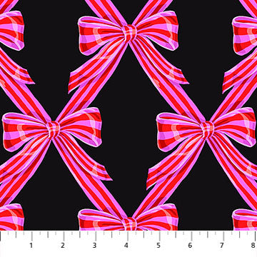 AMT164-99L Wrapped Bows in SUSPENSE Cozy Christmas by Anna Maria Textiles Sold by the Half Yard