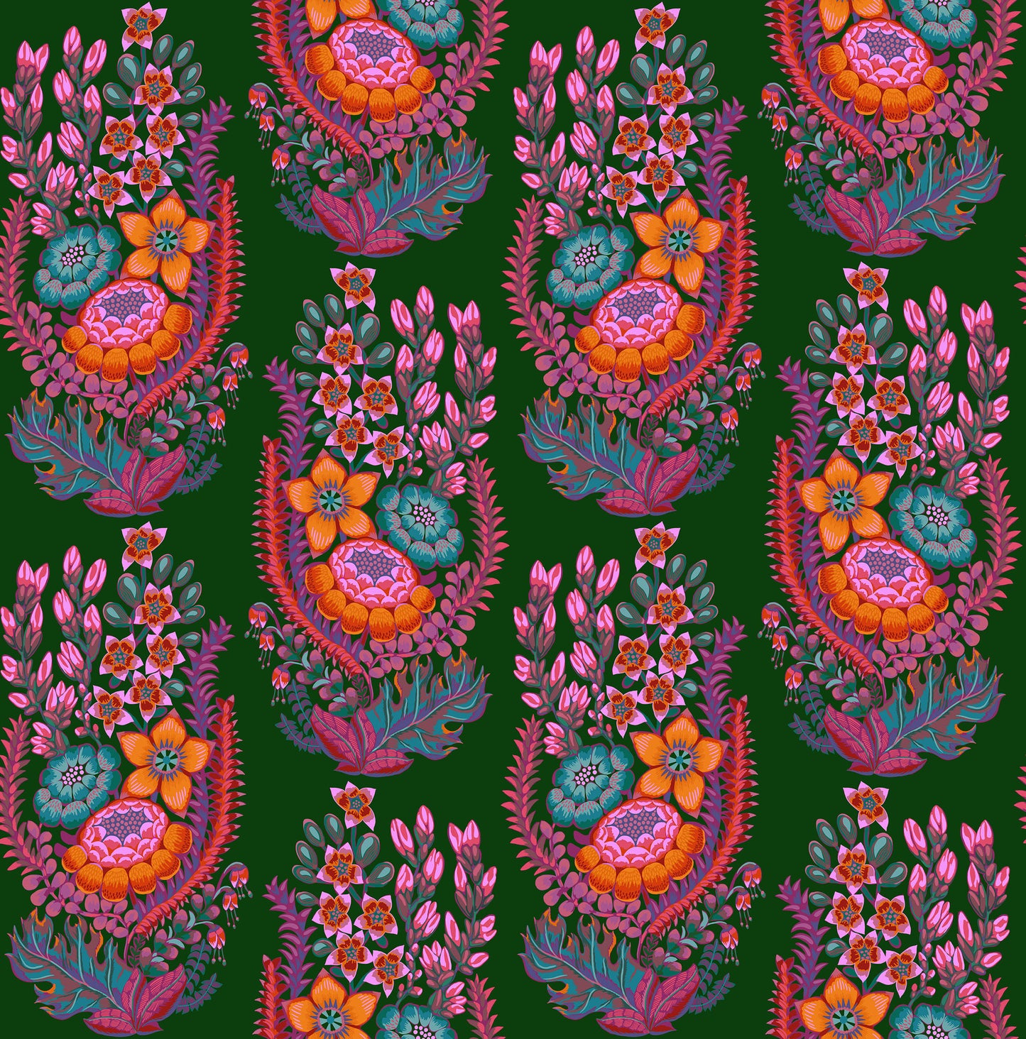 AMT170-78L Rhapsody Outstretched Forest by Anna Maria Textiles Sold by the Half Yard