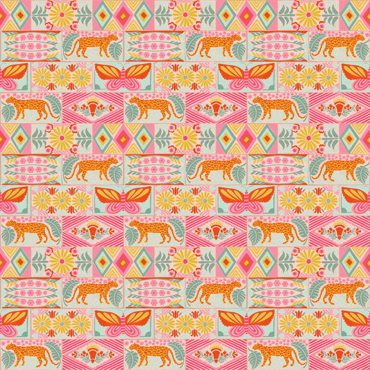 AMT174-52C Rhapsody Bricklayer Sunny de Anna Maria Textiles Vendido por medio metro