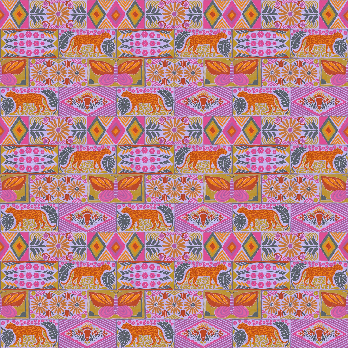 AMT174-82L Rhapsody Bricklayer Haze by Anna Maria Textiles Sold by the Half Yard