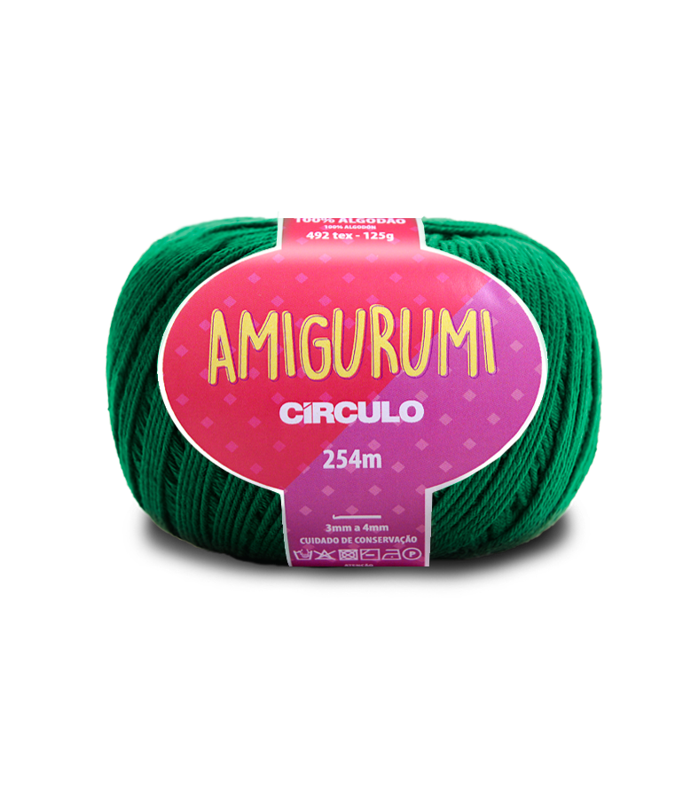 AMIGURUMI Yarn by Circulo Brazilian Green (5767)